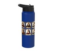 Retratos de las seis esposas de Enrique VIII Rey de Inglaterra Stainless Steel Insulated Water Bottle