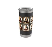 Retratos de las seis esposas de Enrique VIII Rey de Inglaterra Vaso térmico de acero inoxidable de doble pared