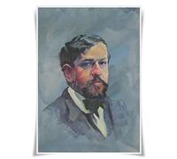 Retratos de los 10 mejores músicos Póster A3 Músicos de fama mundial Imprimir Decoración del hogar (Claude Debussy)
