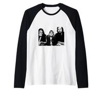 Retratos de Nirvana Kurt Cobain Band por AJ Barratt Camiseta Manga Raglan