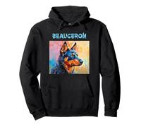 Retratos de Perros franceses Coloridos - Beauceron Sudadera con Capucha