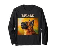 Retratos de Perros franceses Coloridos - Briard Manga Larga