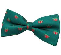 Retreez Pajarita hombre Patrón de Gráfico de Navidad de Navidad para, 13 cm Verde