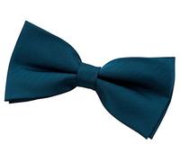 Retreez Pajarita hombre rayas en espiguilla pequeña para, 13 cm Verde oscuro