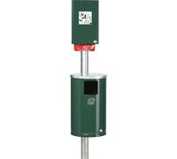 Retrete para perros VAR, capacidad 30 l, H x A x P 2000 x 350 x 480 mm