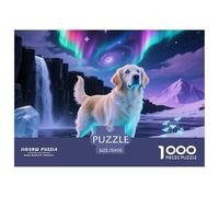 Retriever Dorado Mascota Perro Puzzle 1000 Piezas De Alta Definición Materiales Reciclables De Primera Calidad para Adultos Y Niños Mayores 70x50cm/1000pcs