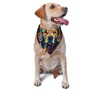 Retriever Has A Black Nose Printed Graphic Pet Triangle Scarf for Dogs & Cats - Bandana ajustable para mascotas y sesiones de fotos