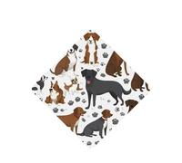 Retrievers - Ambientador de coche con diseño de huellas de patas, 10 unidades, hojas de ambientador con cuerda para coches y hogar