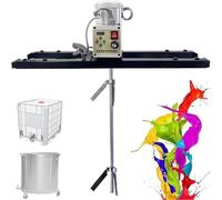 RETRIN Agitador Eléctrico IBC con Soporte Telescópico 75-120cm,2100W Servomotor,Mezclador Industrial para Tanques 1000L/264Galones,para Pintura,Tintas,Recubrimientos y Sustancias StyleA