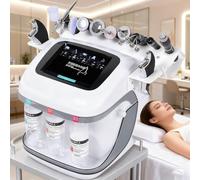 RETRIN Dispositivo Hydrafacial Profesional 10 en 1,Máquina de Aquafacial 450W para Limpieza Profunda de Poros,Hidratación Facial,Dermoabrasión con Agua,para Cuidado Facial en Casa