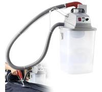 RETRIN Máquina Cortahilos Automática 450W Motor Sin Escobillas, 28000 RPM Ajustable, Depósito 30L, Ancho Corte 15-50mm para Fábricas de Confección