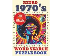 Retro 1970's Word Search Puzzle Book: Word Searches with easy to read print about Lava Lamps, Disco, Groovy Threads and more - 6x9 inches, 110 pages - ... for vacations, Holidays, and Free Times