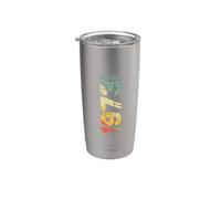 Retro 1973 Agosto 1973 Año 1973 Vintage 1973 Desde 1973 Vaso térmico de acero inoxidable de doble pared