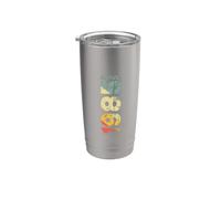 Retro 1985 Agosto 1985 Año 1985 Vintage 1985 Desde 1985 Vaso térmico de acero inoxidable de doble pared