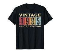 Retro 30 años Vintage 1995 Edición Limitada Cumpleaños Camiseta