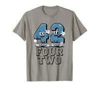 Retro 42 Cuarenta Segundo Cumpleaños Humor Cuatro Dos Camiseta
