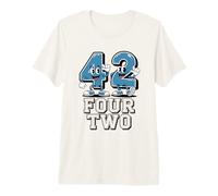 Retro 42 Cuarenta Segundo Cumpleaños Humor Cuatro Dos Camiseta Premium