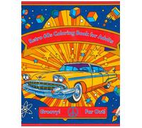 Retro 60s Coloring Book for Adults: Vintage Ads & Mid-Century Designs to Relax and Unwind