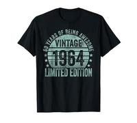 Retro 60th Birthday Gifts Men Women Camiseta