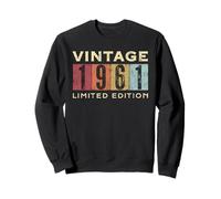 Retro 64 años Vintage 1961 Edición Limitada Cumpleaños Sudadera