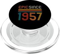 Retro 69 cumpleaños épico Desde 1957 PopSockets PopGrip para MagSafe