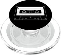 Retro 70's 80's 90's Cassette Tape Ilustración PopSockets PopGrip para MagSafe