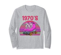 Retro 70s Roller Skate Roller Girl Manga Larga