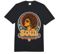 Retro 70s Soul Funk Afro Queen Disco Vintage Comfort Colors Adult Heavyweight T-Shirt
