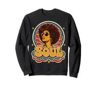 Retro 70s Soul Funk Afro Queen Disco Vintage Sudadera