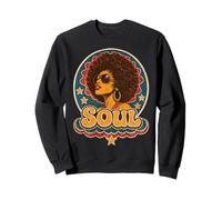 Retro 70s Soul Funk Afro Queen Disco Vintage Sudadera