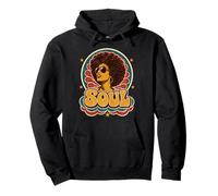Retro 70s Soul Funk Afro Queen Disco Vintage Sudadera con Capucha