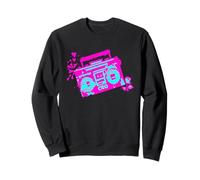 Retro 80s 90s Boom-Box Vintage Cassette Player Graphic tee Sudadera