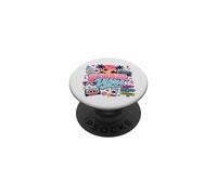 Retro 80s 90s Nostalgia Summer Vibes Beach Boombox Vacaciones PopSockets PopGrip Adhesivo