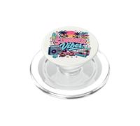 Retro 80s 90s Nostalgia Summer Vibes Tropical Beach Vacaciones PopSockets PopGrip para MagSafe