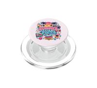 Retro 80s 90s Nostalgia Tropical Beach Vibe Sunset Palmera PopSockets PopGrip para MagSafe