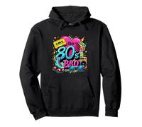 Retro 80s Bro Roller Boombox Cassette 80s Fiesta de Disfraces Sudadera con Capucha