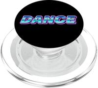 Retro 80s Dance I Love Dancing Bailarín Estudiante Profesor de baile PopSockets PopGrip para MagSafe