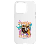 Retro 80s Tiger The Heavens Are Roaring Salmo 19:1 Carcasa para iPhone 15 Pro MAX