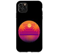 Retro 80s Vaporwave Palm Trees Sunset - Synthwave Art tee Carcasa para iPhone 11 Pro MAX