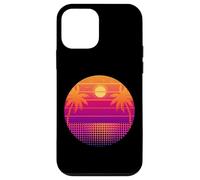Retro 80s Vaporwave Palm Trees Sunset - Synthwave Art tee Carcasa para iPhone 12 Mini