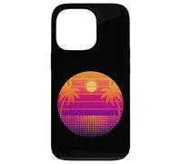 Retro 80s Vaporwave Palm Trees Sunset - Synthwave Art tee Carcasa para iPhone 13 Pro