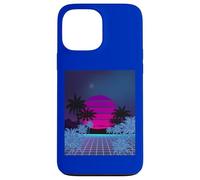 Retro 80s Vaporwave Palm Trees Sunset - Synthwave Art tee Carcasa para iPhone 13 Pro MAX