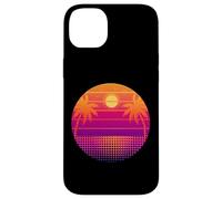 Retro 80s Vaporwave Palm Trees Sunset - Synthwave Art tee Carcasa para iPhone 14 Plus