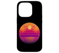 Retro 80s Vaporwave Palm Trees Sunset - Synthwave Art tee Carcasa para iPhone 14 Pro