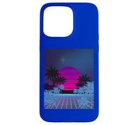 Retro 80s Vaporwave Palm Trees Sunset - Synthwave Art tee Carcasa para iPhone 15 Pro MAX