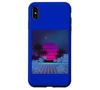 Retro 80s Vaporwave Palm Trees Sunset - Synthwave Art tee Carcasa para iPhone XS MAX