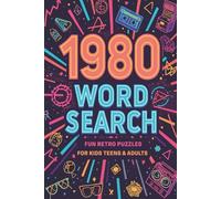 Retro 80's Word Search puzzle book: Word searches with easy to read print about retro, 80's, old style and more | 6x9 inches, 110 pages | 50+ puzzles … Gift for Vacations, Holidays and Free Time
