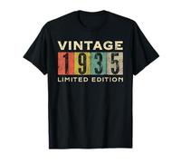 Retro 90 años Vintage 1935 Edición Limitada Cumpleaños Camiseta