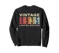 Retro 90 años Vintage 1935 Edición Limitada Cumpleaños Sudadera
