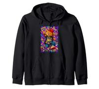 Retro 90s Nostalgia Cute Teddy Bear Hip Hop Cassette Graphic Sudadera con Capucha